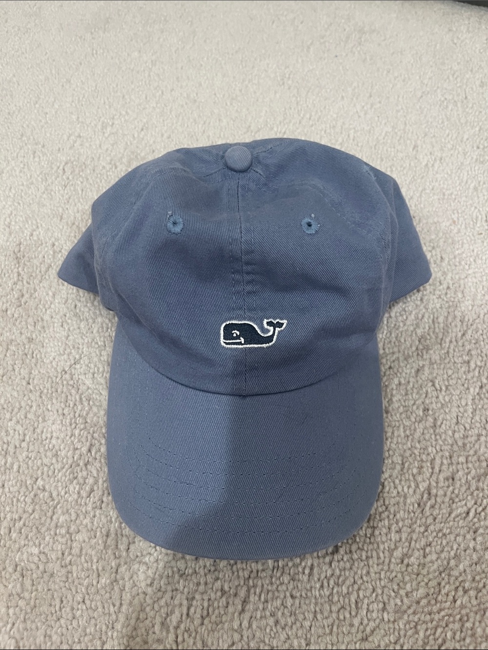 Vineyard Vines Navy Blue Whale Logo Baseball Cap